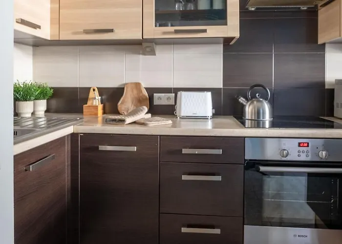 Odra Tower With Garage & Balcony - Properunit Apartment Wroclaw